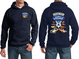 Ford Mustang Hoodie V8 Collection Front and Back - Yoga Clothing for You