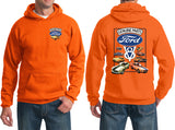 Ford Mustang Hoodie V8 Collection Front and Back - Yoga Clothing for You