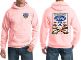 Ford Mustang Hoodie V8 Collection Front and Back - Yoga Clothing for You