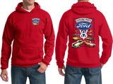Ford Mustang Hoodie V8 Collection Front and Back - Yoga Clothing for You
