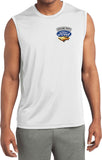 Ford Mustang T-shirt Genuine Parts Pocket Print Sleeveless Tee - Yoga Clothing for You