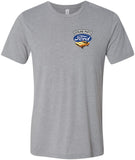 Ford Mustang T-shirt Genuine Parts Pocket Print Tri Blend Tee - Yoga Clothing for You