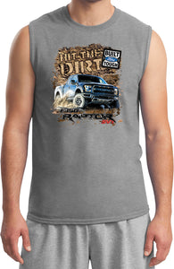Ford F-150 T-shirt Hit The Dirt Muscle Tee - Yoga Clothing for You