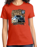 Ladies Ford F-150 T-shirt Hit The Dirt - Yoga Clothing for You