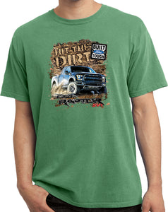 Ford F-150 T-shirt Hit The Dirt Pigment Dyed Tee - Yoga Clothing for You
