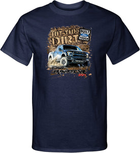 Ford F-150 T-shirt Hit The Dirt Tall Tee - Yoga Clothing for You
