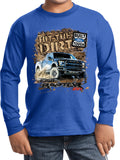 Kids Ford F-150 T-shirt Hit The Dirt Youth Long Sleeve - Yoga Clothing for You