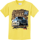 Kids Ford F-150 T-shirt Hit The Dirt Youth Tee - Yoga Clothing for You