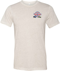 Ford Trucks T-shirt Genuine Parts Service Pocket Print Tri Blend Tee - Yoga Clothing for You