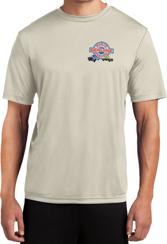 Ford Trucks T-shirt Genuine Parts Pocket Print Moisture Wicking Tee - Yoga Clothing for You
