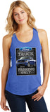 Ladies Ford Truck Tank Top Parking Sign Racerback - Yoga Clothing for You