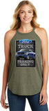 Ladies Ford Truck Tank Top Parking Sign Tri Rocker Tanktop - Yoga Clothing for You