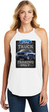 Ladies Ford Truck Tank Top Parking Sign Tri Rocker Tanktop - Yoga Clothing for You