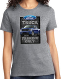 Ladies Ford Truck T-shirt Parking Sign - Yoga Clothing for You