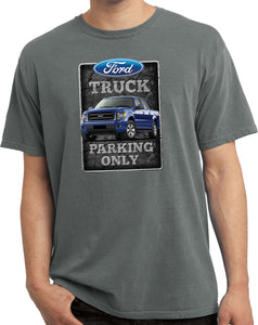 Ford Truck T-shirt Parking Sign Pigment Dyed Tee - Yoga Clothing for You