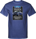 Ford Truck T-shirt Parking Sign Tall Tee - Yoga Clothing for You