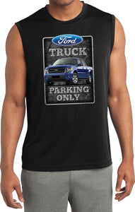 Ford Truck T-shirt Parking Sign Sleeveless Competitor Tee - Yoga Clothing for You