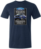 Ford Truck T-shirt Parking Sign Tri Blend Tee - Yoga Clothing for You