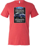 Ford Truck T-shirt Parking Sign Tri Blend Tee - Yoga Clothing for You
