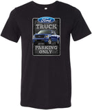 Ford Truck T-shirt Parking Sign Tri Blend Tee - Yoga Clothing for You