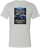 Ford Truck T-shirt Parking Sign Tri Blend Tee - Yoga Clothing for You