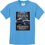 Kids Ford Truck T-shirt Parking Sign Youth Tee - Yoga Clothing for You