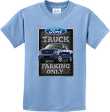 Kids Ford Truck T-shirt Parking Sign Youth Tee - Yoga Clothing for You