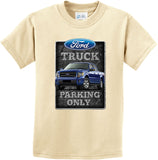 Kids Ford Truck T-shirt Parking Sign Youth Tee - Yoga Clothing for You