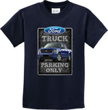 Kids Ford Truck T-shirt Parking Sign Youth Tee - Yoga Clothing for You