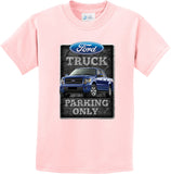 Kids Ford Truck T-shirt Parking Sign Youth Tee - Yoga Clothing for You