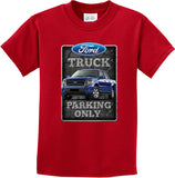 Kids Ford Truck T-shirt Parking Sign Youth Tee - Yoga Clothing for You