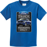 Kids Ford Truck T-shirt Parking Sign Youth Tee - Yoga Clothing for You
