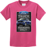 Kids Ford Truck T-shirt Parking Sign Youth Tee - Yoga Clothing for You