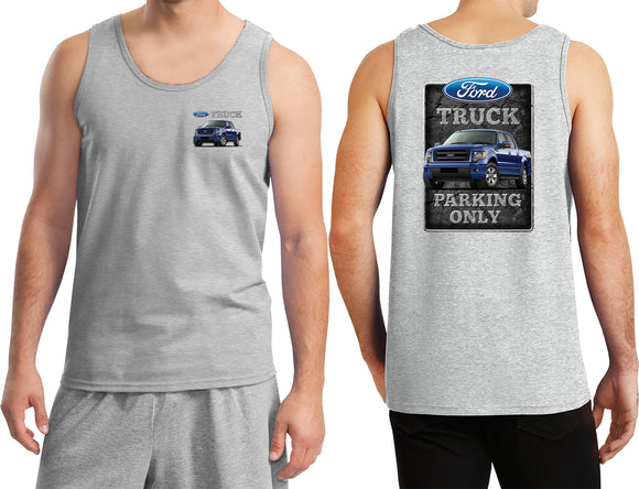 Ford Truck Tank Top Parking Sign Front and Back - Yoga Clothing for You