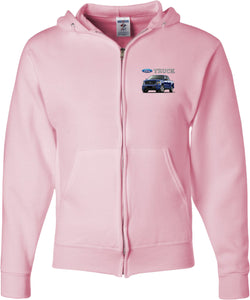 Ford F-150 Truck Full Zip Hoodie Pocket Print - Yoga Clothing for You