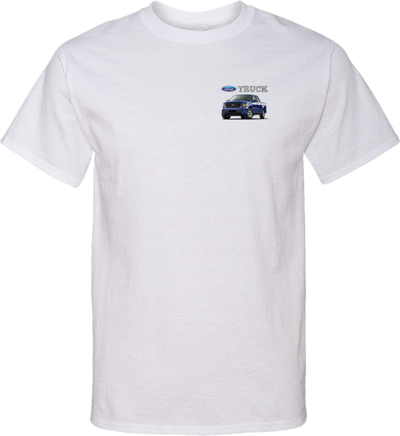 Ford F-150 Truck T-shirt Pocket Print Tall Tee - Yoga Clothing for You