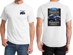 Ford Truck T-shirt Parking Sign Front and Back - Yoga Clothing for You
