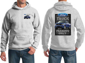 Ford Truck Hoodie Parking Sign Front and Back - Yoga Clothing for You