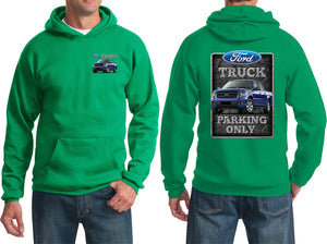 Ford Truck Hoodie Parking Sign Front and Back - Yoga Clothing for You