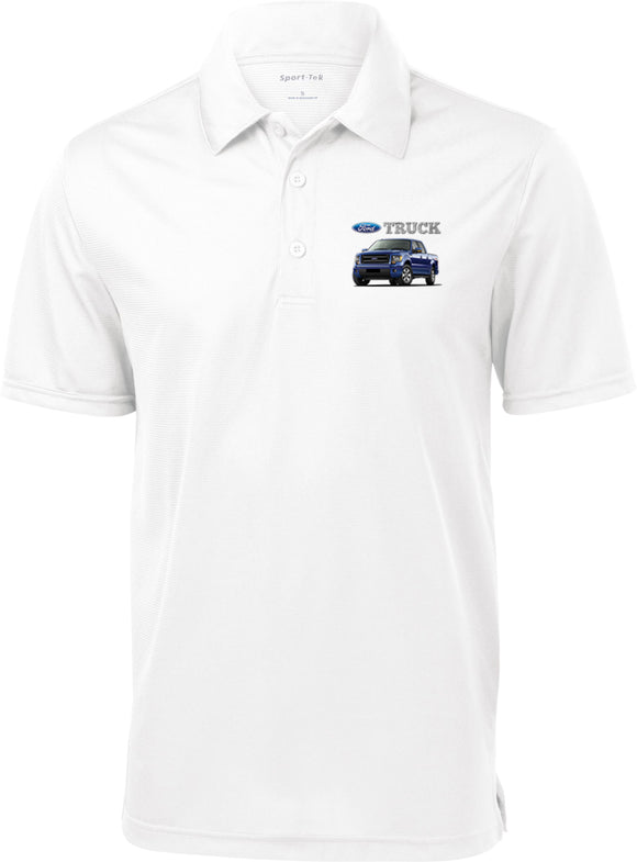Ford F-150 Truck Textured Polo Pocket Print - Yoga Clothing for You