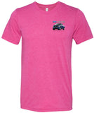 Ford F-150 Truck T-shirt Pocket Print Tri Blend Tee - Yoga Clothing for You