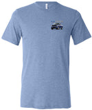 Ford F-150 Truck T-shirt Pocket Print Tri Blend Tee - Yoga Clothing for You