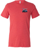 Ford F-150 Truck T-shirt Pocket Print Tri Blend Tee - Yoga Clothing for You