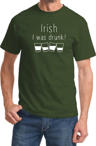 St Patricks Day Irish I Was Drunk Shirt - Yoga Clothing for You
