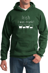 St Patricks Day Irish I Was Drunk Hoodie - Yoga Clothing for You