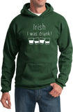 St Patricks Day Irish I Was Drunk Hoodie - Yoga Clothing for You