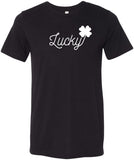 St Patricks Day Lucky Tri Blend Shirt - Yoga Clothing for You