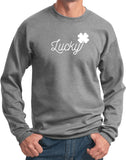 St Patricks Day Lucky Sweatshirt - Yoga Clothing for You