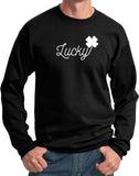 St Patricks Day Lucky Sweatshirt - Yoga Clothing for You