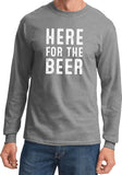 St Patricks Day Here for the Beer Long Sleeve Shirt - Yoga Clothing for You